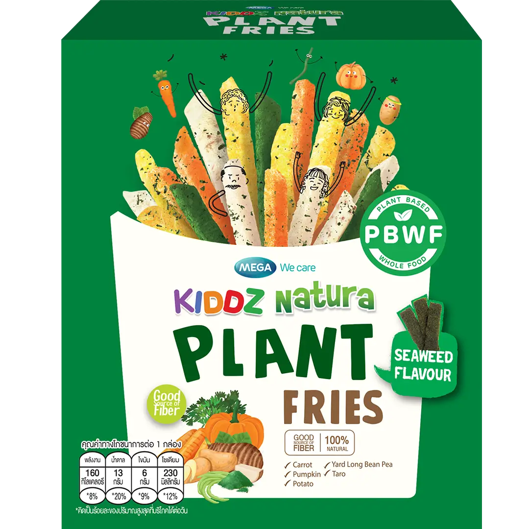 Plant fries seaweed flavour